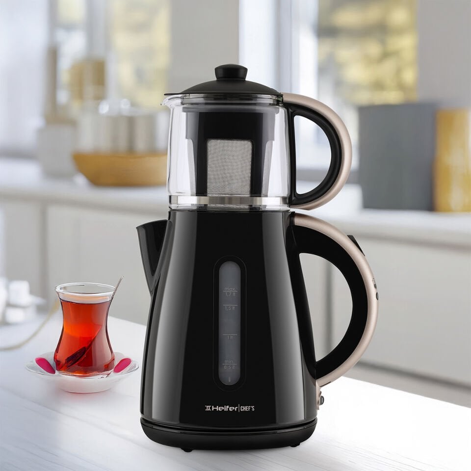 Chef's Çay Makinesi Black Rose