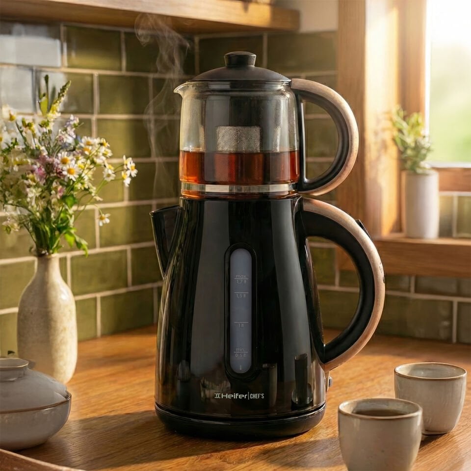 Chef's Çay Makinesi Black Rose