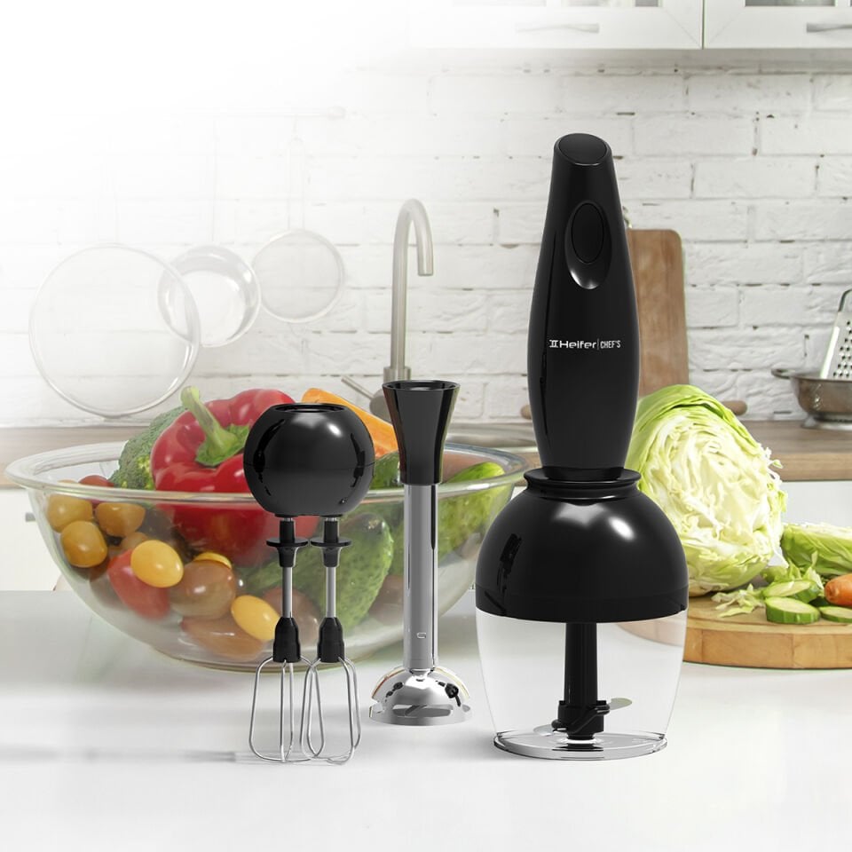 Heifer Chef's Mini Blender Set Siyah