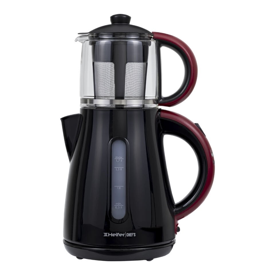 Chef's Çay Makinesi Black Red - 1500W