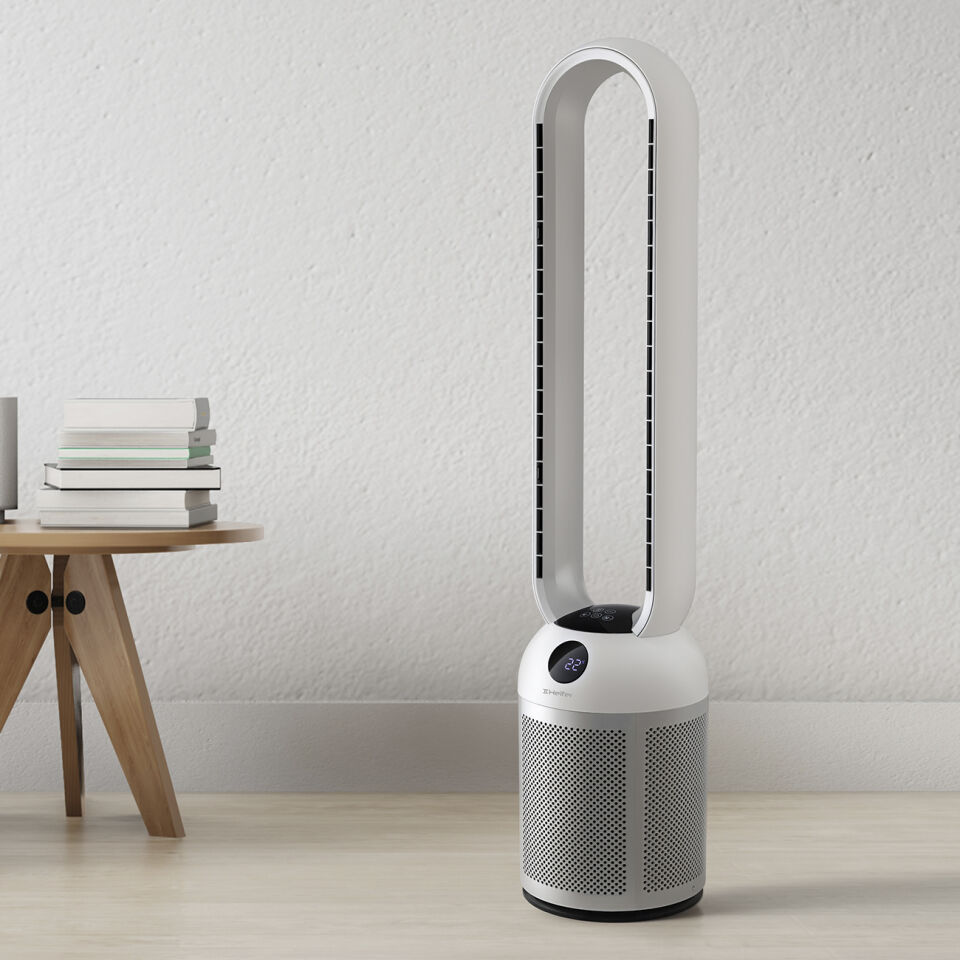 Uzaktan Kumandalı Ayaklı Kanatsız Fan - 35 Watt